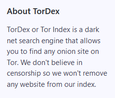 tordex censorship
